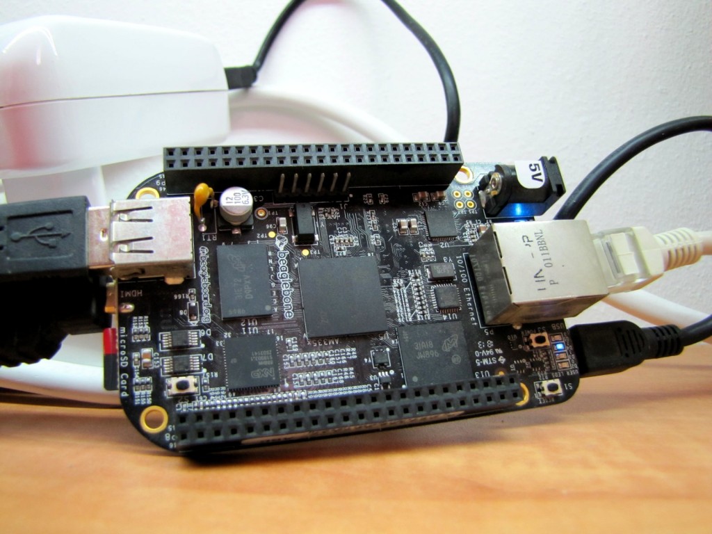 My Beaglebone Black in its natural habitat