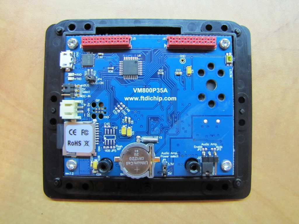 Back side of the VM800P35A module