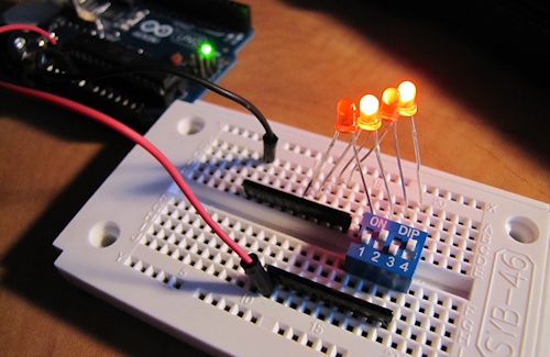 DIP and SIP on Breadboard