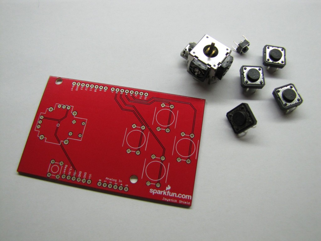 PCB למגן ג'ויסטיק לארדואינו