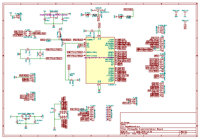 סכמה של מעגל ב-KiCAD